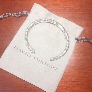 David Yurman Cable Classic Bracelet w/Diamonds 5mm